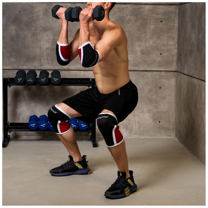 Налокотники неопреновые ONLYTOP, 7 мм, р. S Налокотники неопреновые ONLYTOP, 7 мм, р. S