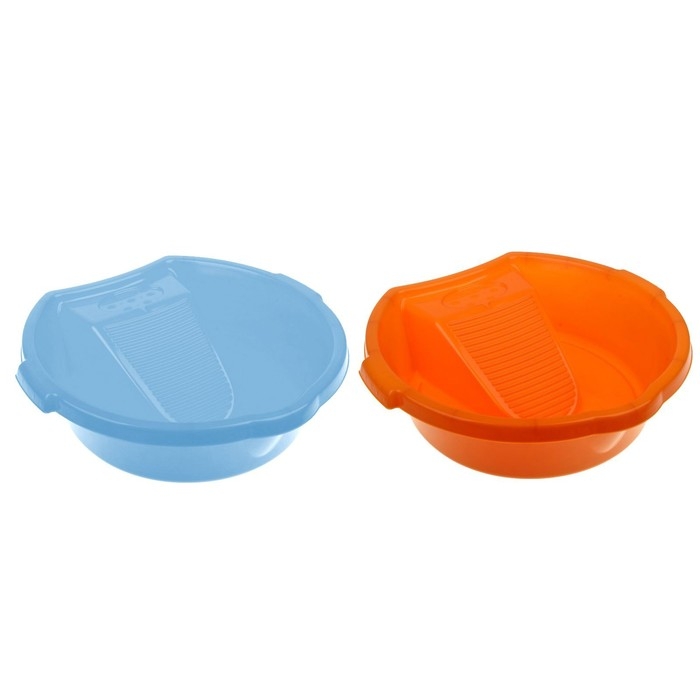 Таз круглый для стирки «Хозяюшка», 10 л, цвет МИКС Таз круглый для стирки «Хозяюшка», 10 л, цвет МИКС