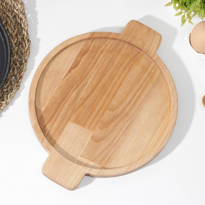 Подставка для сковороды Adelica, 30×24×1,8 см, внутренний диаметр 22 см, берёза Подставка для сковороды Adelica, 30×24×1,8 см, внутренний диаметр 22 см, берёза