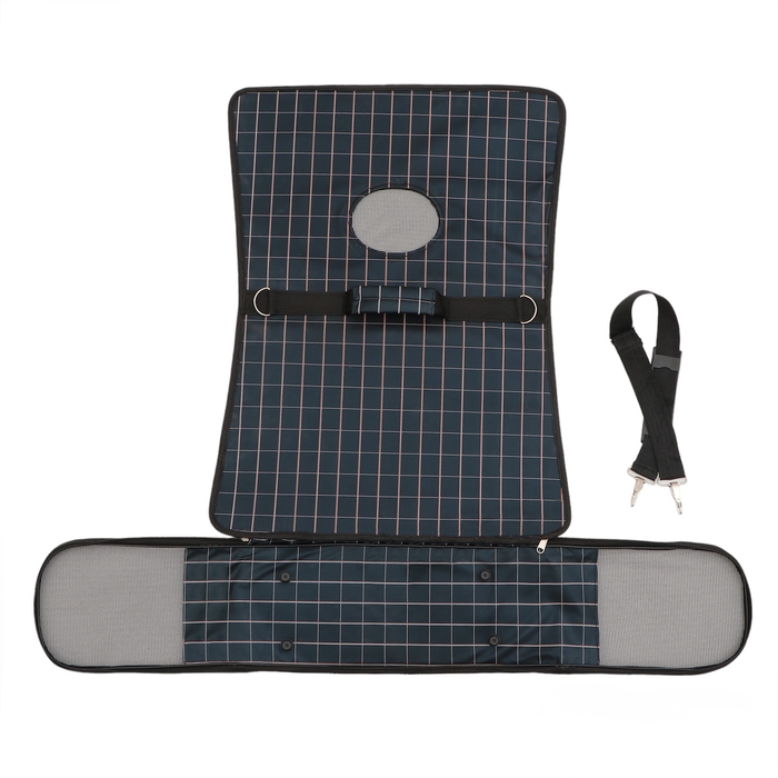 Сумка-переноска каркасная  Сумка-переноска каркасная "Клетка", размер L, 53 х 22 х 29 см, чёрная