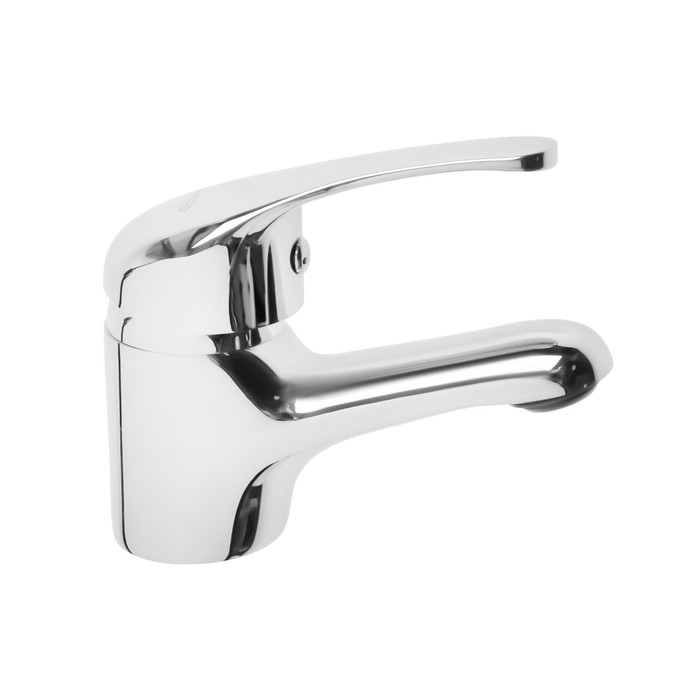 Смеситель для раковины  Смеситель для раковины "СоюзКран" 567-018, однорычажный, низкий излив 91 мм, цинк, хром