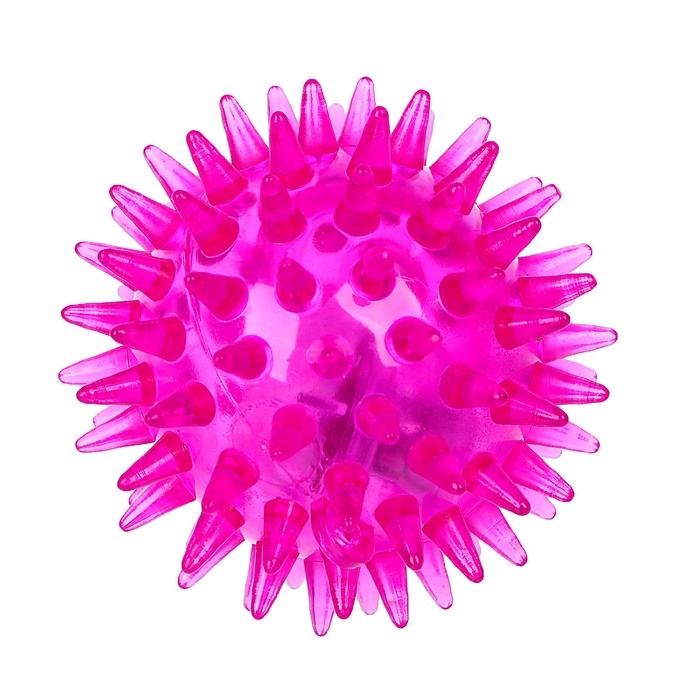 Мяч «Ёжик», световой, матовый, цвета МИКС Мяч «Ёжик», световой, матовый, цвета МИКС