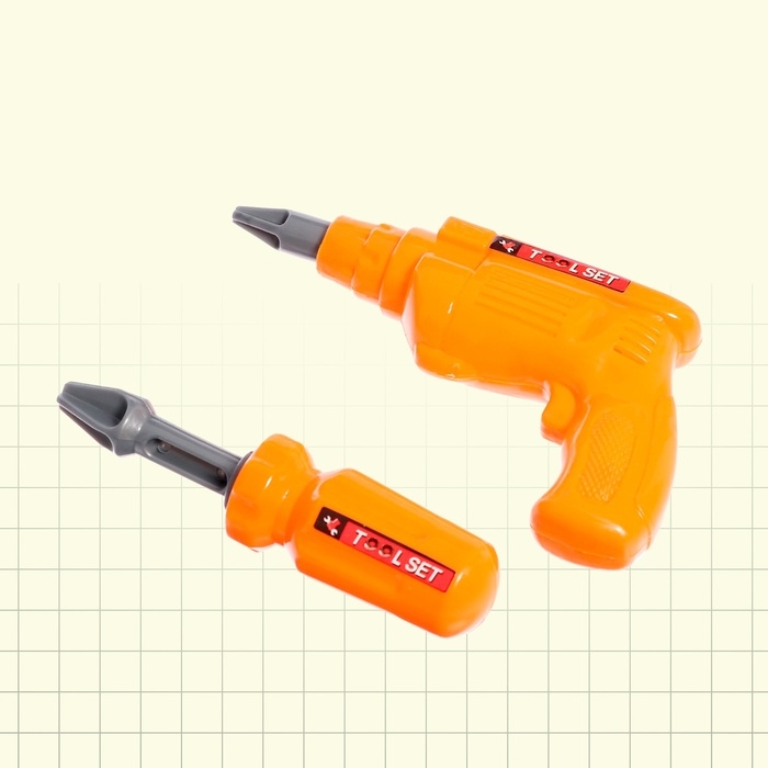 Игровой модуль в чемодане «Мастерская», 25 предметов Игровой модуль в чемодане «Мастерская», 25 предметов