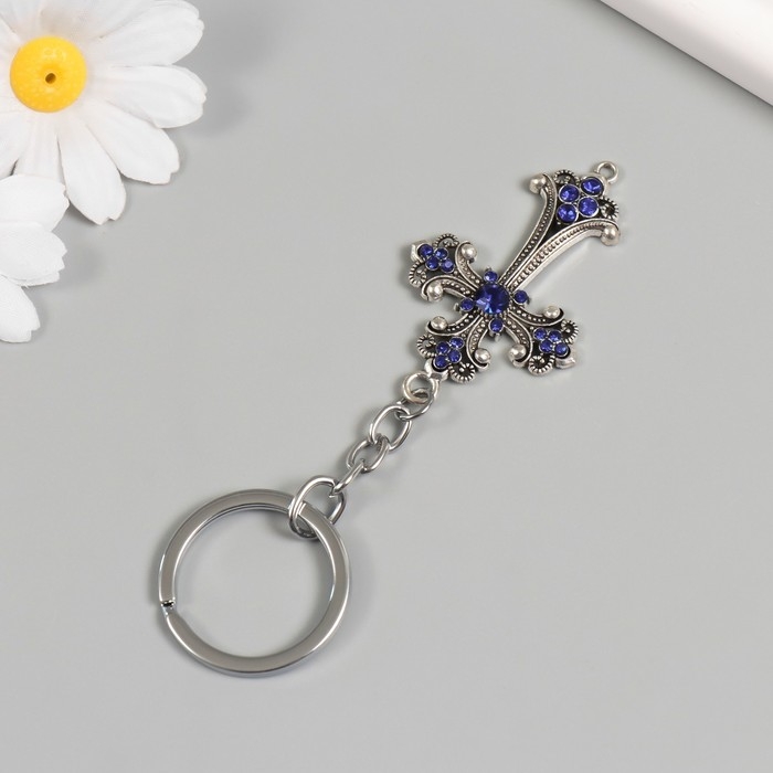 Брелок от сглаза металл Брелок от сглаза металл "Ажурный крест" 3,5х5 см