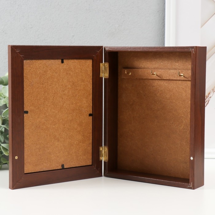 Ключница Ключница "Дом на берегу" 17х22 см орех