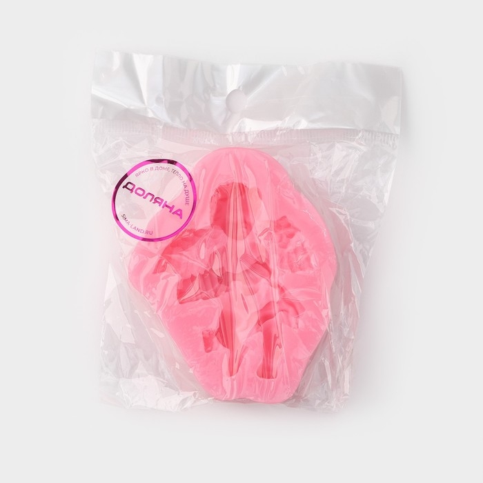 Молд Доляна «Ангел с гармошкой», силикон, 9×7,4×2 см, цвет МИКС Молд Доляна «Ангел с гармошкой», силикон, 9×7,4×2 см, цвет МИКС