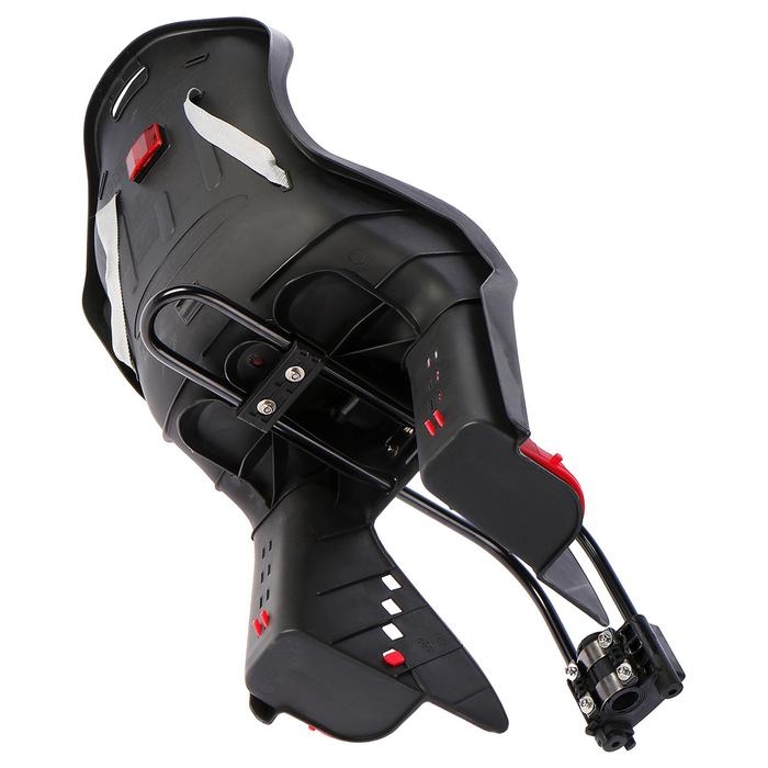 Велокресло заднее BQ-9-1 с ручкой, крепление на раму, цвет чёрный Велокресло заднее BQ-9-1 с ручкой, крепление на раму, цвет чёрный