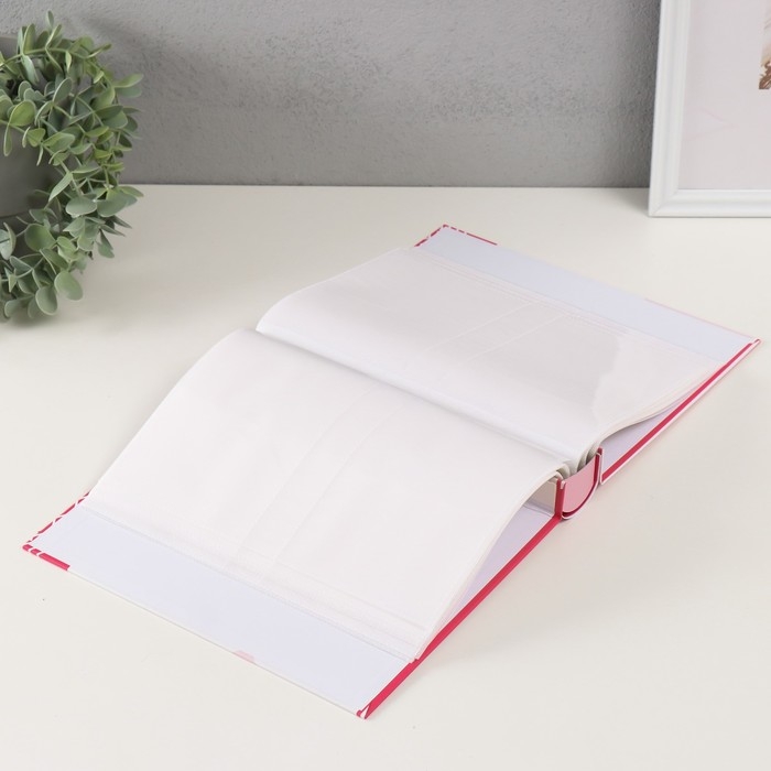 Фотоальбом на 100 фото 10х15 см  Фотоальбом на 100 фото 10х15 см "Камера и колибри" серебро, в коробке МИКС 5,5х20.8х26 см