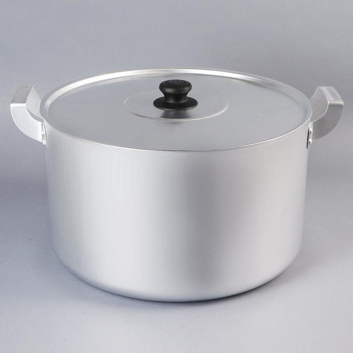 Кастрюля алюминиевая, 15 л, металлическая крышка Кастрюля алюминиевая, 15 л, металлическая крышка