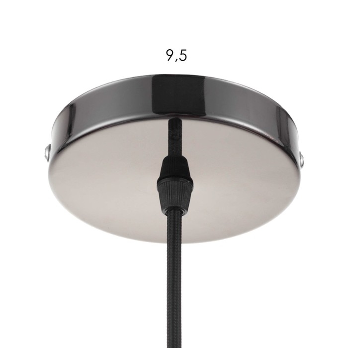 Светильник BayerLux Светильник BayerLux "Эдиссон" Е27 60Вт черный хром 10х10х100см