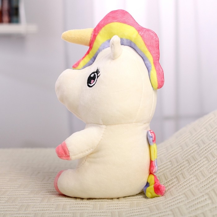 Мягкая игрушка «Единорожка», с пледом, МИКС