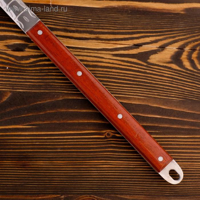 Поварешка для казана узбекская 61см, диаметр 16см с деревянной ручкой Поварешка для казана узбекская 61см, диаметр 16см с деревянной ручкой