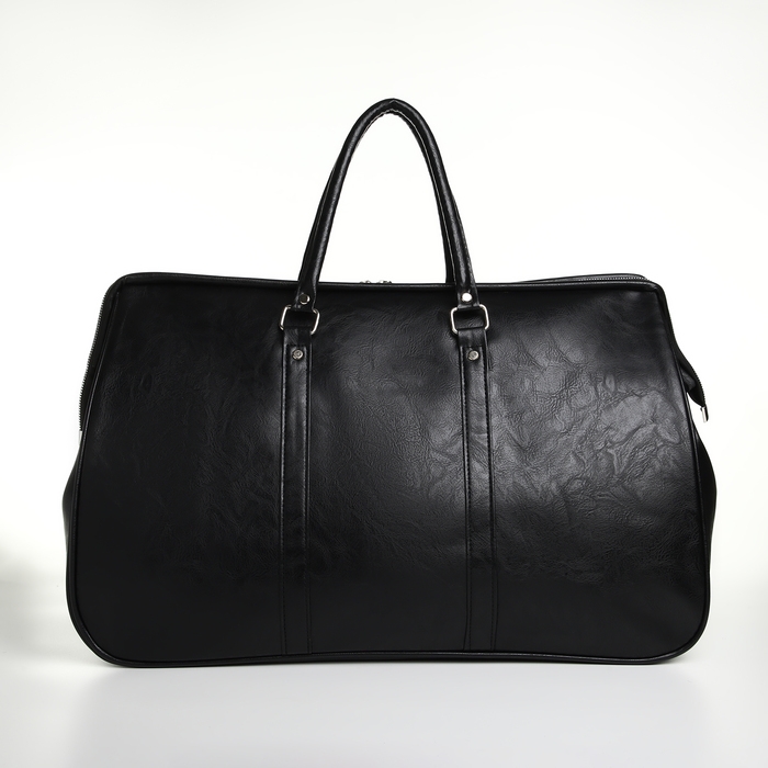 Сумка дорожная на молнии, цвет чёрный Сумка дорожная на молнии, цвет чёрный