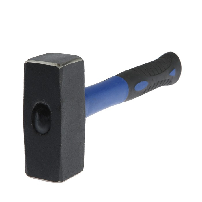 Кувалда кованая ТУНДРА, фиберглассовая трехкомпонентная рукоятка, 1.5 кг Кувалда кованая ТУНДРА, фиберглассовая трехкомпонентная рукоятка, 1.5 кг