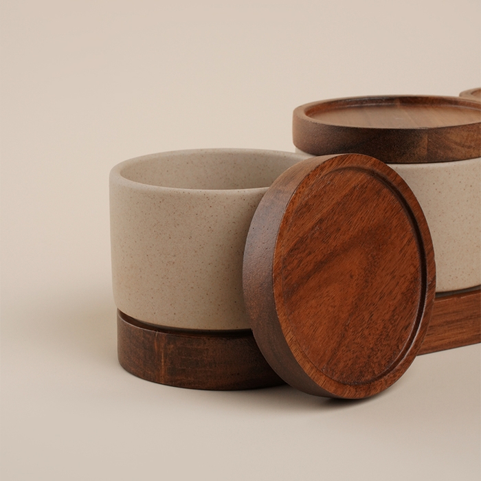 Набор банок керамических для сыпучих продуктов на подставке SL Home «Стоун форест», 4 предмета: 3 банки 220 мл, подставка Набор банок керамических для сыпучих продуктов на подставке SL Home «Стоун форест», 4 предмета: 3 банки 220 мл, подставка