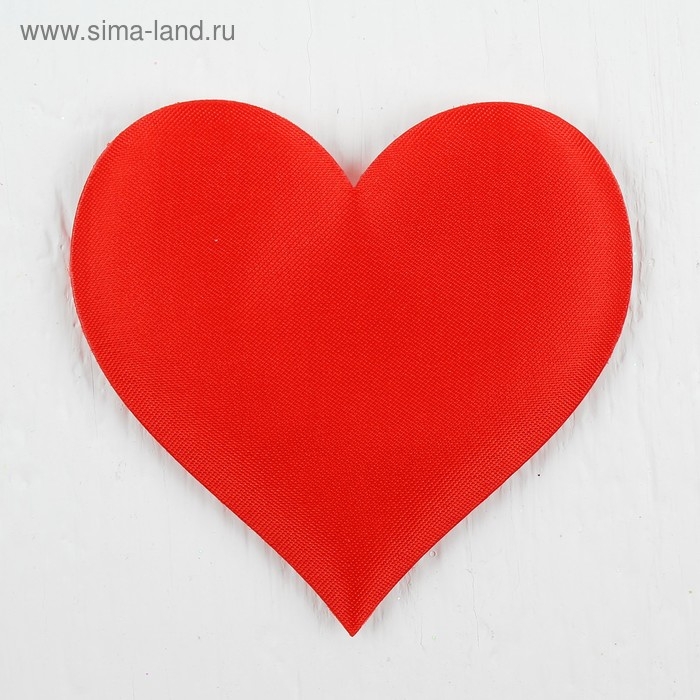 Сердечки декоративные, набор 12 шт., размер 1 шт: 6,5×5 см, цвет красный Сердечки декоративные, набор 12 шт., размер 1 шт: 6,5×5 см, цвет красный