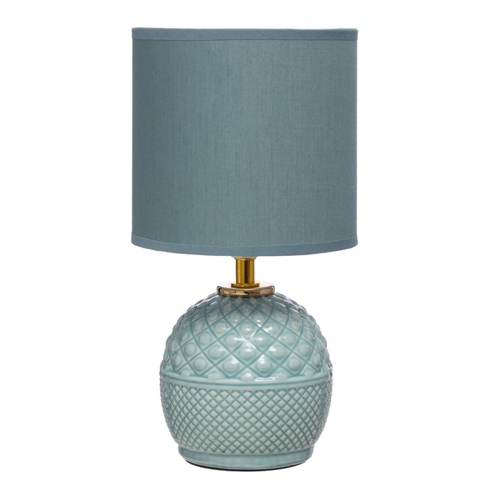 Настольная лампа Настольная лампа "Аурелия" Е14 40Вт голубой 15х15х29 см