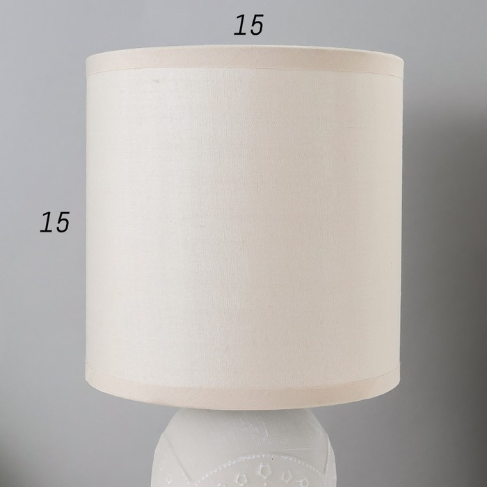 Настольная лампа 16565/1GY E14 40Вт серый 15х15х34 см RISALUX