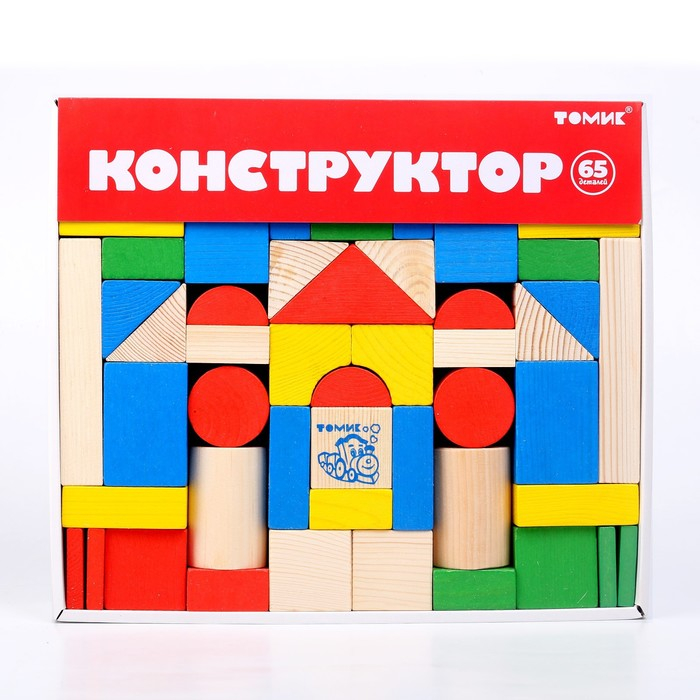Конструктор «Цветной», 65 элементов Конструктор «Цветной», 65 элементов