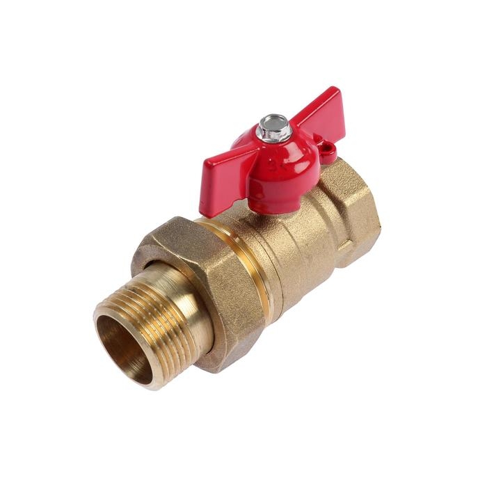 Кран шаровой Кран шаровой "СТМ" Оптима, с американкой 3/4", бабочка