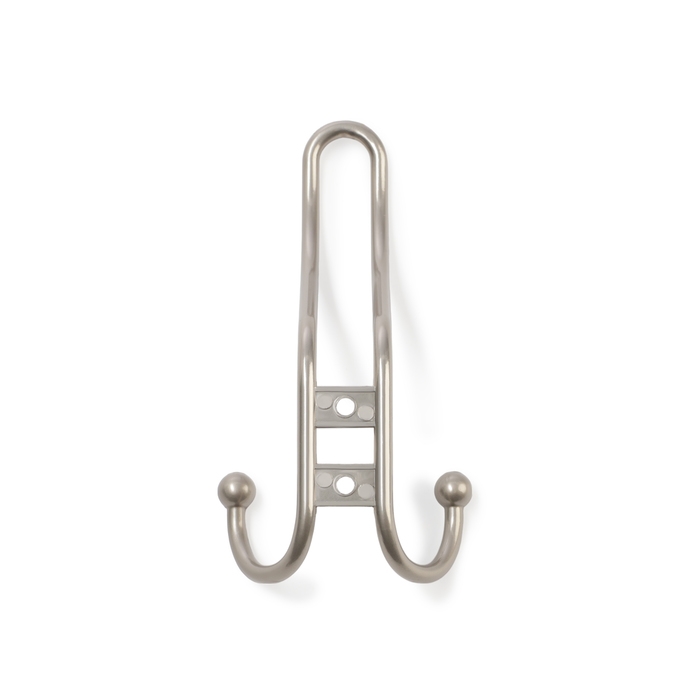 Крючок мебельный ТУНДРА TKT002 LIGHT, трехрожковый, матовый никель Крючок мебельный ТУНДРА TKT002 LIGHT, трехрожковый, матовый никель