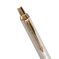 Ручка шариковая Parker Im Premium Pearl GT, чернила синие, жемчужная, подар/уп 2143643