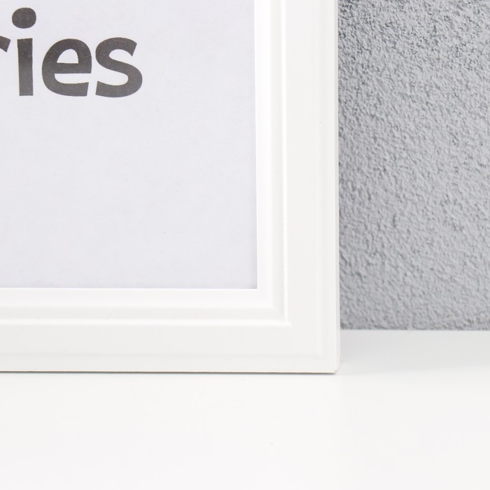 Фоторамка МДФ 21х30, №1, Белый (пластиковый экран)