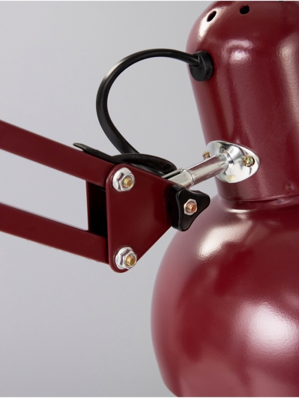 Настольная лампа Настольная лампа "Джуни" Е27 40Вт бордовый 15,5х15,5х80см