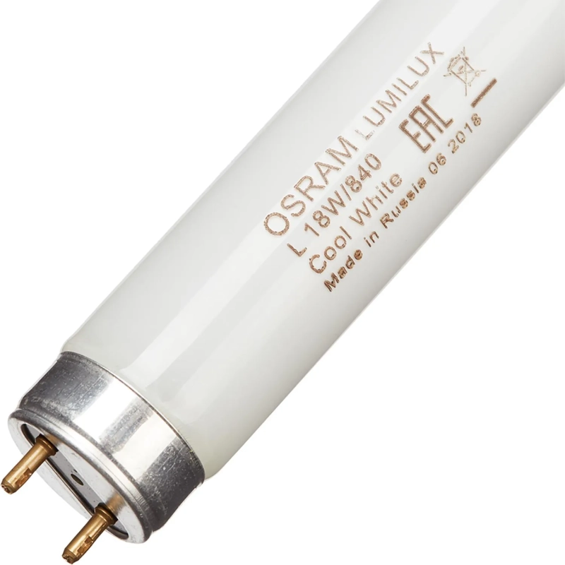 Лампа люминесцентная Osram Lumilux  L 18W/840 G13 4000К хол.бел. 25шт