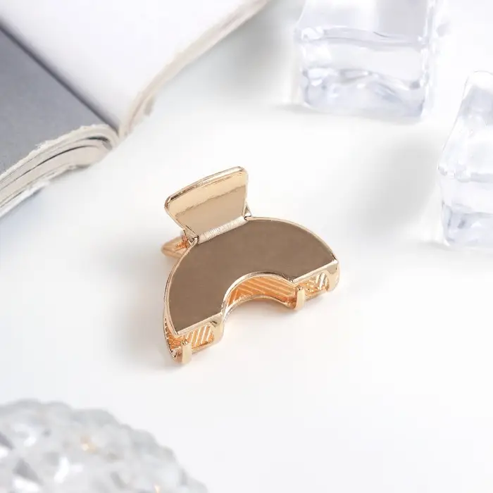 Крабик для волос «Брианна», дуга, 2 см, золото Крабик для волос «Брианна», дуга, 2 см, золото