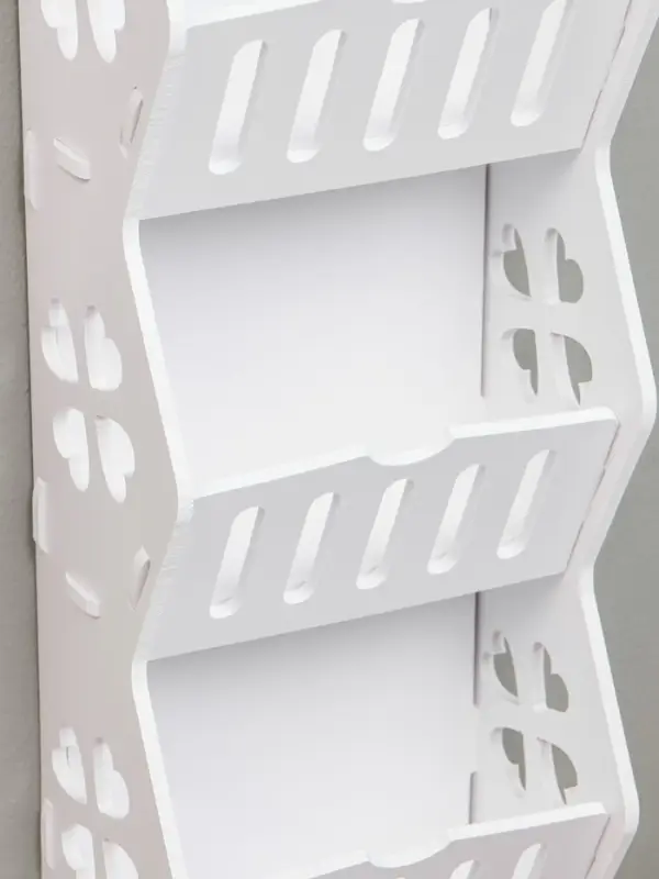 Полка для ванной комнаты, 45&times;11&times;17 см, цвет белый
