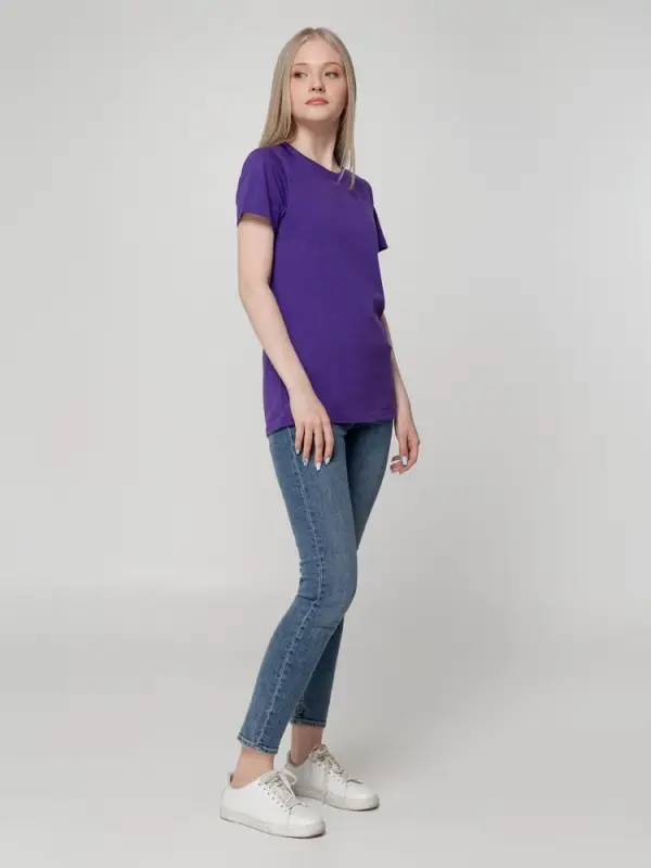 Футболка женская T-bolka Lady фиолетовая, размер S Футболка женская T-bolka Lady фиолетовая, размер S