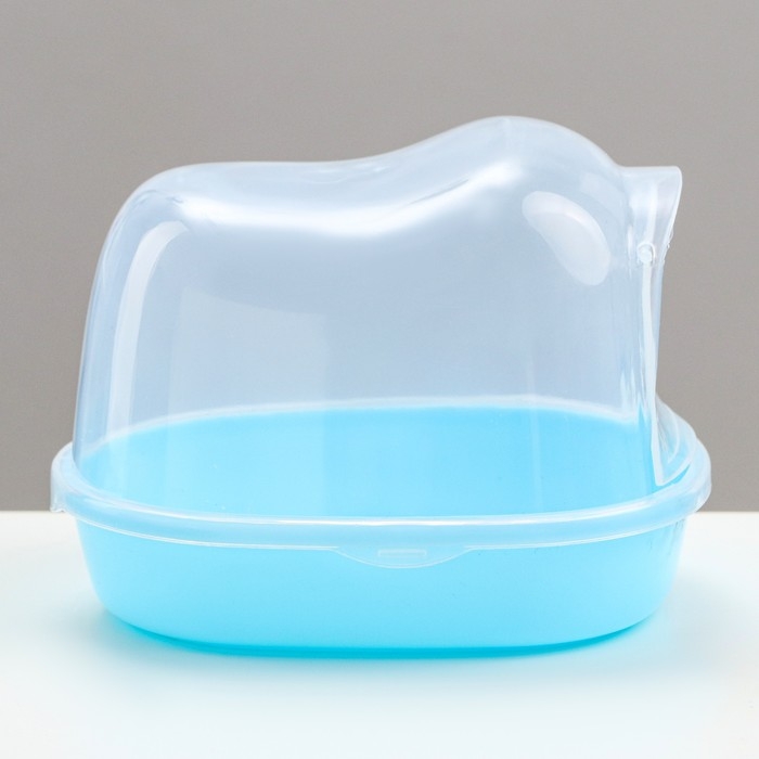 Туалет для грызунов фигурный Туалет для грызунов фигурный "Пижон", 13 х 10 х 10 см, синий