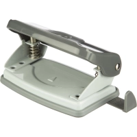 Дырокол Attache Smart до 15 листов, линейка, пластик, серый