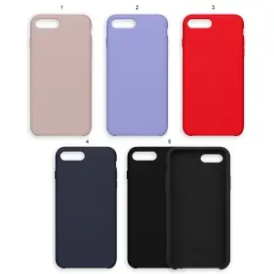 Чехол для iPhone 7/8 Plus Silicone Сase APL WS (с лого)