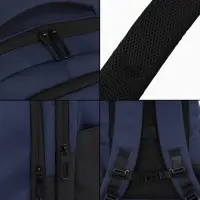 Рюкзак, водонепроницаемое дно, 2 отделения, 3 кармана, 31&times;14.5&times;45 см, синий