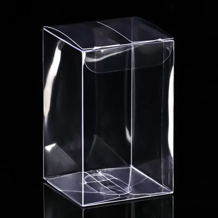 Складная прозрачная коробка из PVC, для упаковки подарков, 5×5×8 см Складная прозрачная коробка из PVC, для упаковки подарков, 5×5×8 см