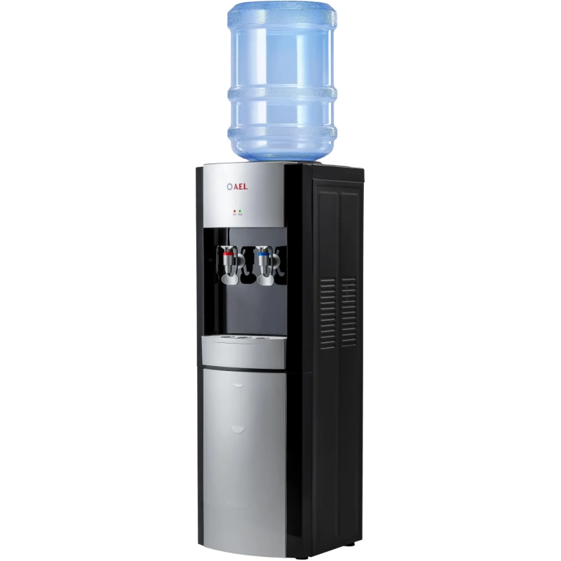 Кулер для воды AEL LD-AEL-28 black/silver напольный электронное охлажд