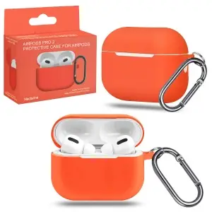 Чехол для AirPods Pro 2 с карабином №5 Nectanne (только для версии Lightning)