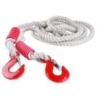 Трос-канат буксировочный с крюками AVS KT-3000 3т 4м, в пакете