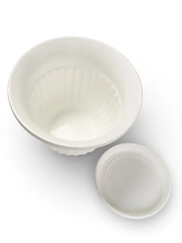 Горшок для цветов с поддоном &laquo;Лозанна&raquo;, 40 л, пластиковый, белый