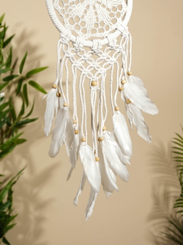 Ловец снов Ловец снов "Белый цветочек" 17х50 см.