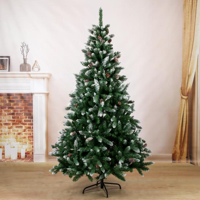 Ёлка  Ёлка "Шик иней" 180 см d нижнего яруса 115 см 824 ветки