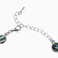 Браслет цепочка &laquo;Галиотис. Круг&raquo;, L=15 см, + удлинитель 5 см, цвет серебро, разноцветный