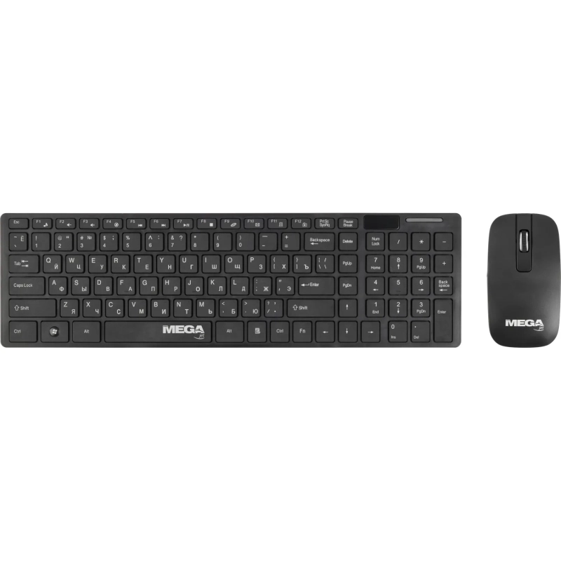 Набор клавиатура+мышь ProMega jet WKMC001 USB WLS RT/2+1ААА/1000dpi/3кн/чер