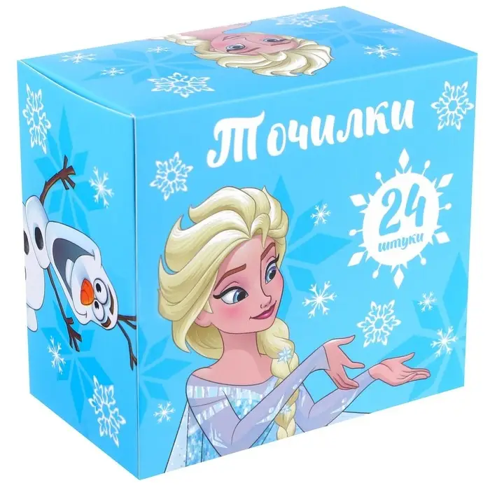 Точилка пластиковая прямоугольная, «Холодное сердце»