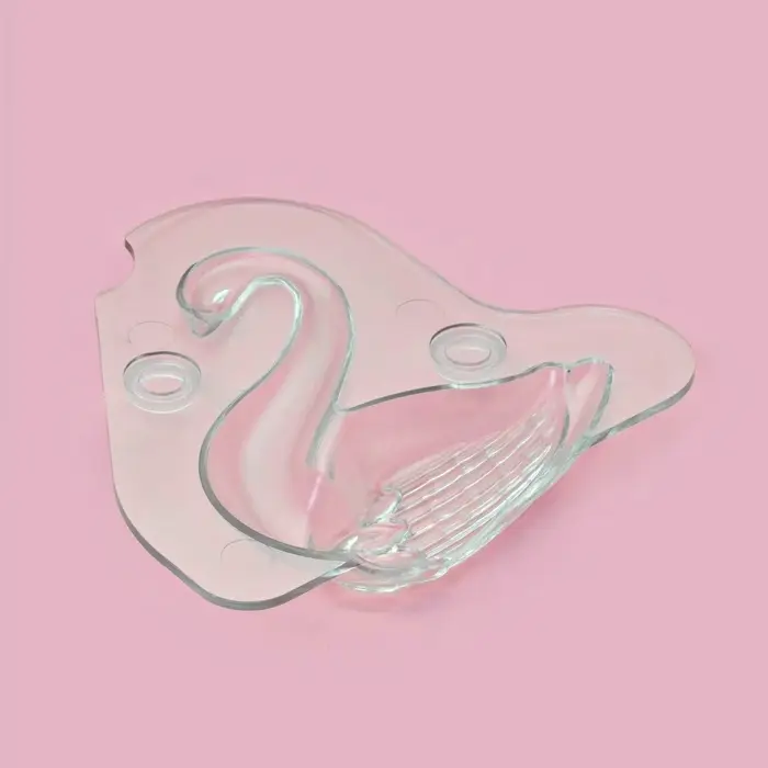 Молд для заливки шоколада 3D &laquo;Лебедь&raquo;, пластик, 13&times;4.7&times;14.5 см, прозрачный