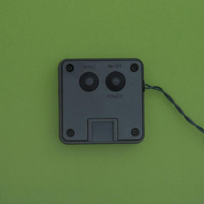 Гирлянда «Нить» 10 м, IP44, тёмная нить, 100 LED, свечение мульти, 2 режима, солнечная батарея Гирлянда «Нить» 10 м, IP44, тёмная нить, 100 LED, свечение мульти, 2 режима, солнечная батарея