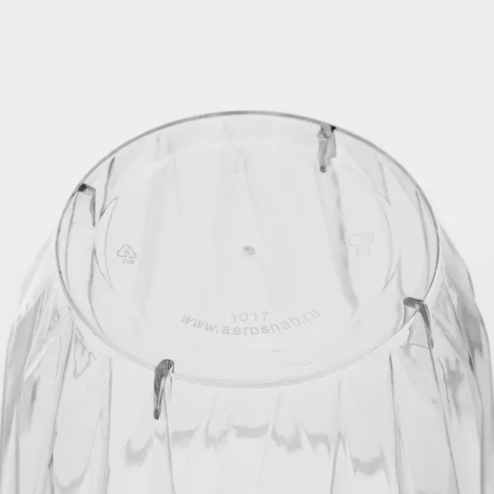 Стакан пластиковый одноразовый «Баккара», 200 мл, прозрачный