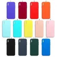Чехол iPh XS Max Silicone WS (без лого, в прозрачном пакете)